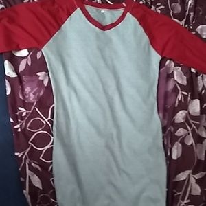 A short long sleeve dress